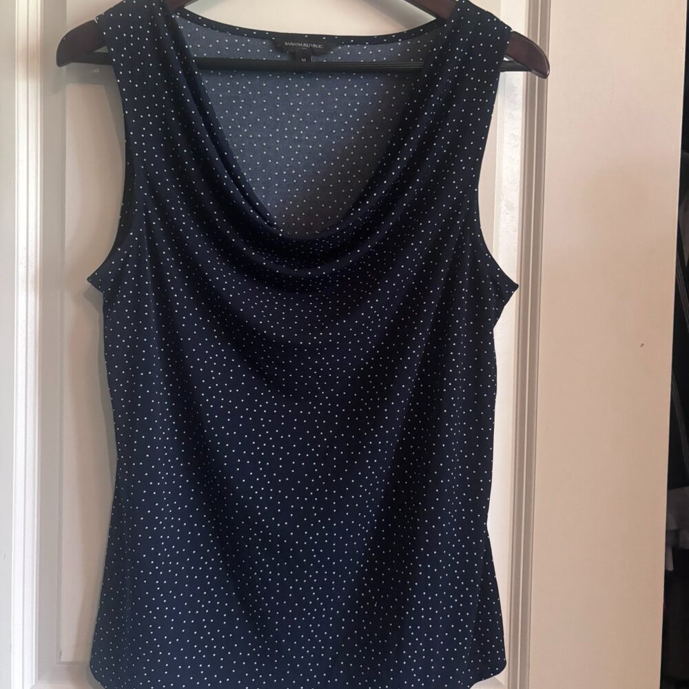Banana Republic polka dot blouse